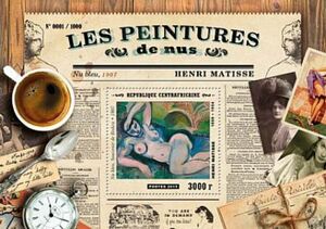 Stamp: Nude Paintings (Central African Republic(Nude Paintings 2015) Mi