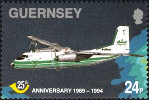 Stamp: Handley Page HPR.7 Super Dart Herald of Channel Express ...