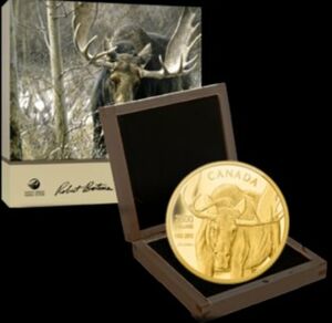 Bateman Moose Coin: 200 Dollars (Robert Bateman Moose) (Canada(2019~Today - Robert ...