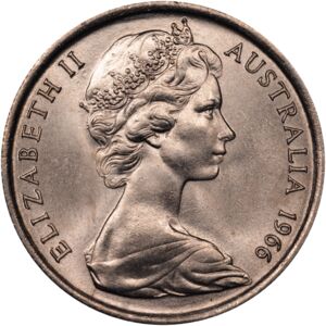 Coin 5 Cents Australia 1952 Today Elizabeth Ii Wcc Km64
