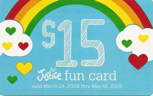 Gift Card: Fun Card (Justice, United States of America(Justice) Col:US-Justi-001