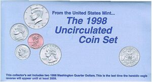 Various Dollars (Mint set 1998)