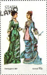 Evening gowns 1887