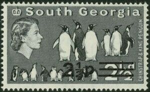 Chinstrap & King Penguin - surcharged