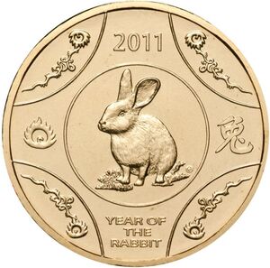Moneda: 1 Dollar (Year of the Rabbit) (Australia(Productos Numismáticos ...