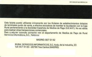 Caja Rural Tarjeta de Comercio