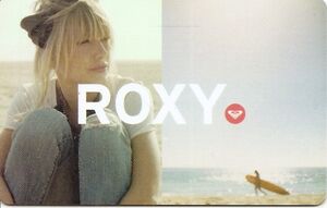 gift card: roxy girl (roxy, united states of america) (roxy) col:us roxy 005 sv1001957 gift card: roxy girl