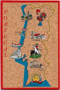 Portuguese Cork Map