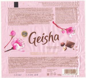 Fazer Geisha Milk Chocolate with soft hazelnut filing