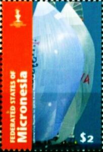Stamp: America's Cup, Valencia, Spain (Micronesia, Federated States of ...