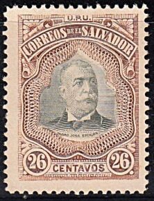 Stamp Pres. Pedro Jose Escalon (El Salvador(President Pedro José