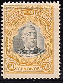 Briefmarke Pres. Pedro Jose Escalon (El Salvador) (President Pedro