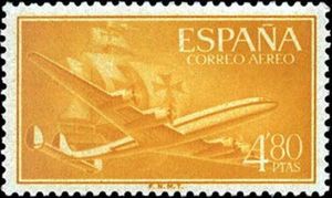 Lockheed L.1049 Super Constellation and "Santa Maria"