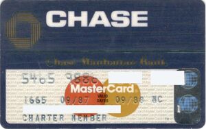 Bank Card Chase Manhattan Bank Mc 1 87 Chase Manhattan Bank Usa