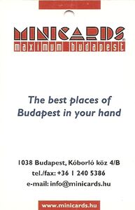 Minicards Budapest