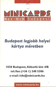 Minicards Budapest