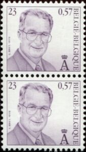 King Albert II (1934-), Vertical Pair