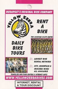 Yellow Zebra - Rent A Bike