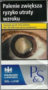 ps cigarettes Cigarette Pack: Parker & Simpson SSL-Line (Poland(Parker & Simpson  SSL-Line) Col:PL-CT-0285 🚬