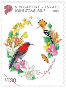 Crimson Sunbird, Hoopoe & Native Flora