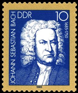 Stamp: Johann Sebastian Bach (1685-1750) (Germany