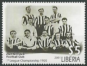 Stamp 1st League Championship 1905 (Liberia(Sporting achievements of