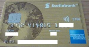 Bank Card Scotiabank Scotiabank Canada Col Ca Ae 0017