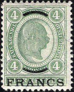 Overprinted issue 1903