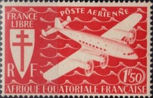 Cross of Lorraine & Four-motor Plane