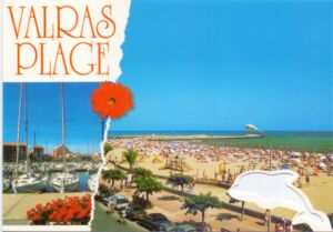 Tarjeta Postal: 2 views of Valras-Plage (Francia(Valras-Plage (Hérault ...