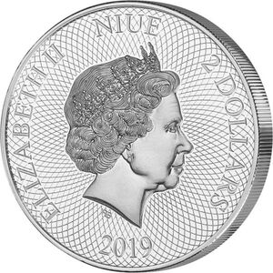 【ニウエ 銀貨】「POLAR LIFE」シリーズ スノーレオパード 1オンス Coin: 2 Dollars (Polar Life - Polar Bear) (Niue(Numismatic Product