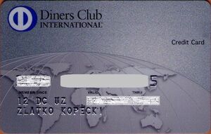 Diners Erste Bank Card: Diners Club International (ERSTE Bank, CroatiaCol:HR-DC-0004