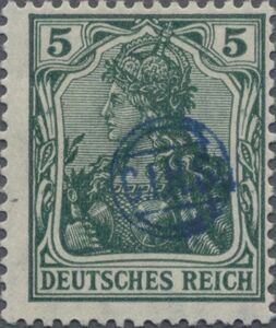 C.I.H.S. Handstamp on "Germania"