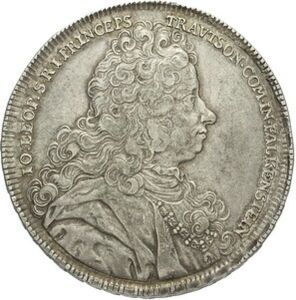 Coin 1 Thaler (Johann Leopold) (Austrian States) (Trautson) WCCkm34