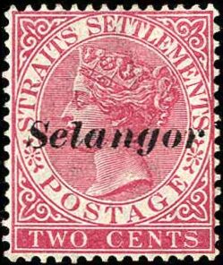 Straits Settlements overprinted SELANGOR