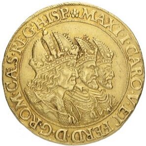 Coin: 10 Ducats (Three Emperors. No date) (Bohemia) (1612~1617 - 22nd ...