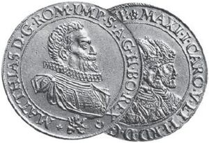 Coin: 10 Ducats (Three Emperors. No date) (Bohemia(1612~1617 - 22nd ...