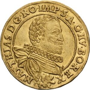 Coin: 2 Ducats (Bohemia) (1612~1617 - 22nd King Matthias II - Holy ...
