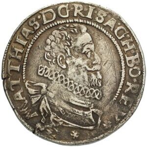 Coin: ¼ Thaler (Bohemia) (1612~1617 - 22nd King Matthias II - Holy ...