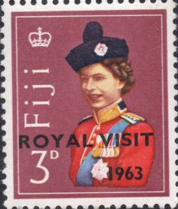 Queen Elizabeth II - Royal Visit 1963 Overprint