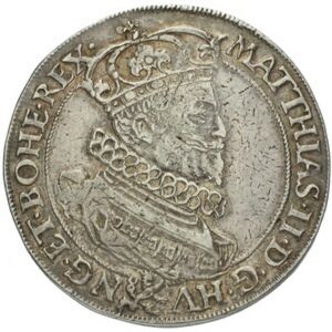 Coin: ½ Thaler (Bohemia) (1612~1617 - 22nd King Matthias II - Holy ...