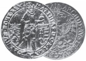 Coin: 2 Thaler (Bohemia) (1612~1617 - 22nd King Matthias II - Holy ...