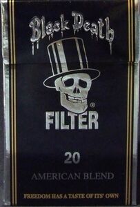 death cigarettes pack Cigarette Pack: Black Death Filter