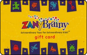 Zany Brainy Reston Cartão de Presente: Zany Brainy (Zany Brainy, Estados Unidos) (Zany ...