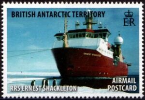 Stamp: RRS Ernest Shackleton (British Antarctic Territory (BAT ...
