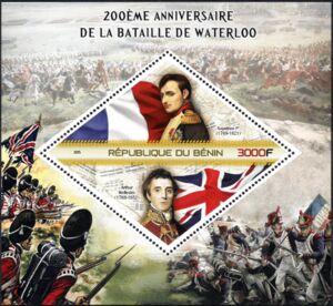 Stamp: Battle of Waterloo 200th Anniversary (Benin: Illegal Stamps ...