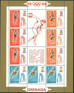 Stamp: Summer Olympic Games, Mexico (Grenada(Summer Olympic Games 1968