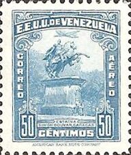 Statue of Bolivar at Caracas