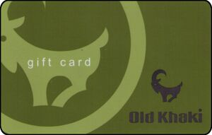 Gift Card: Logo (Old Khaki, South 