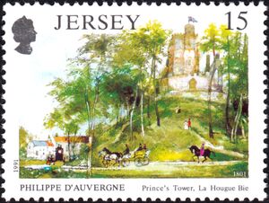 Prince's Tower, La Hougue Bie, 1801